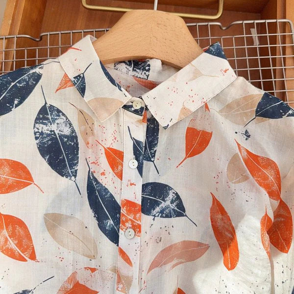 Pure Cotton Printed Casual Shirt – Full Sleeves