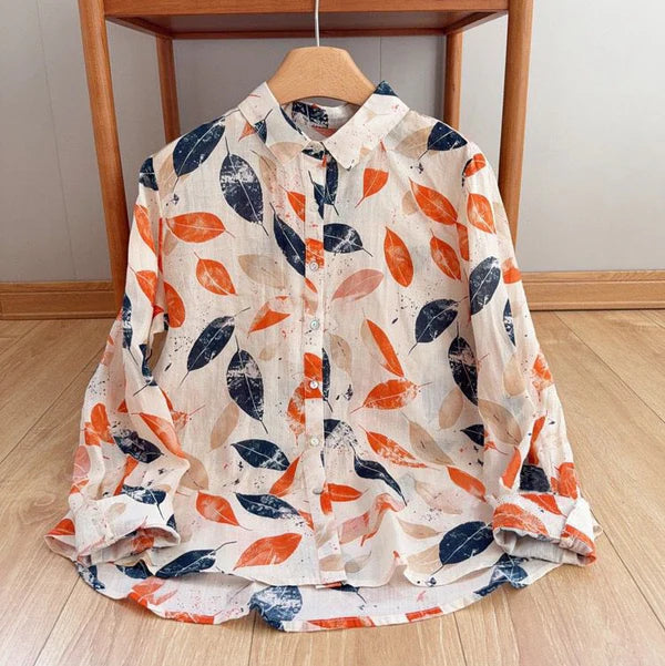 Pure Cotton Printed Casual Shirt – Full Sleeves