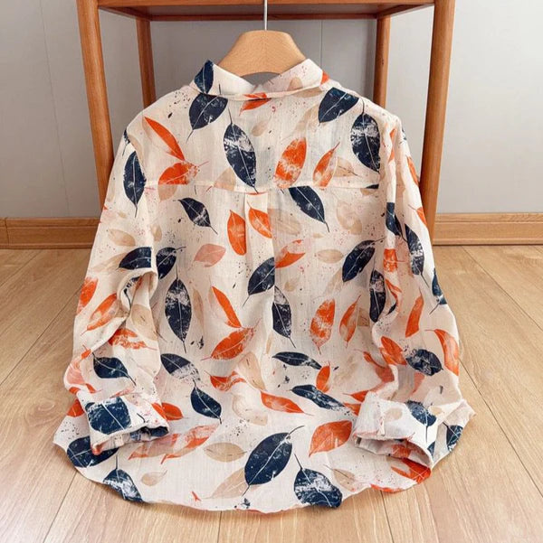 Pure Cotton Printed Casual Shirt – Full Sleeves