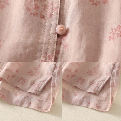 Pure Cotton Floral Printed Casual Wear Top