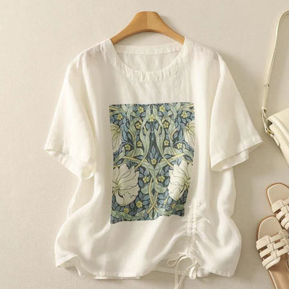 Pure Cotton Printed Women's Top
